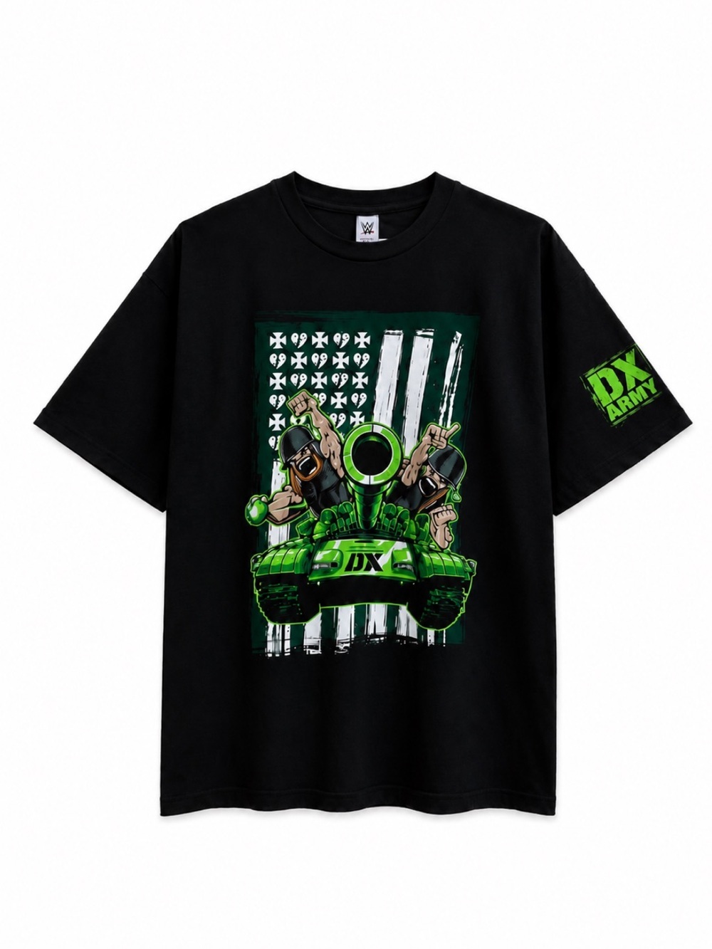 WWE D-Generation X DX Army “World’s Biggest Member” Graphic T-Shirt 2X Like New!